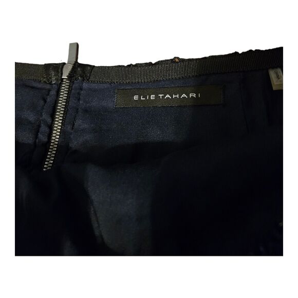 Elie Tahari Size 4 Black Mini Skirt - Picture 2 of 7